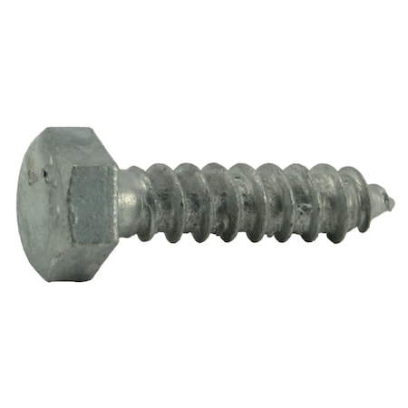 Midwest Fastener Lag Screw, 5/16 in, 1-1/4 in, Steel, Hot Dipped Galvanized Hex Hex Drive, 20 PK 35322